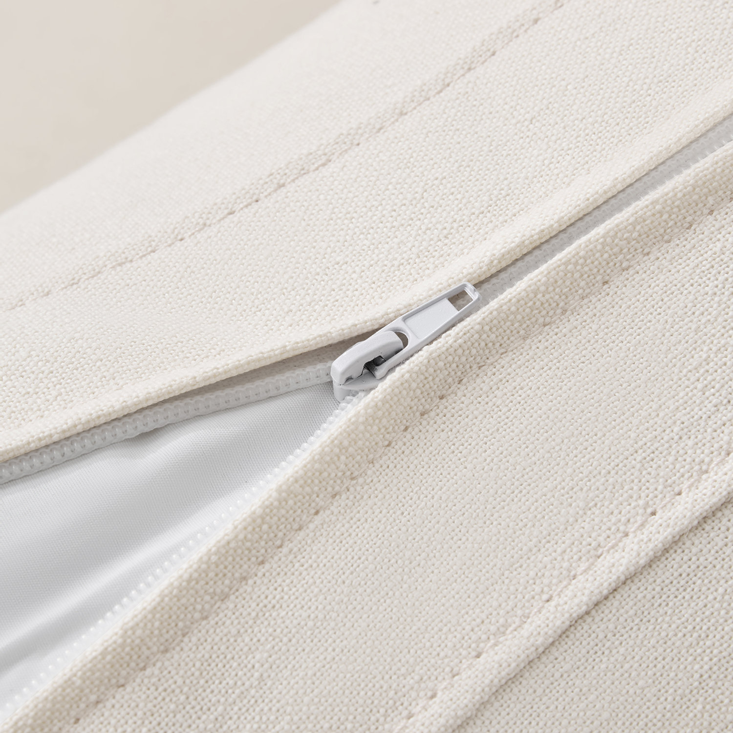 Lucie 89" Sofa, White