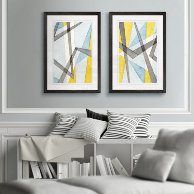 " Converging Angles I " by Vincent Van Gogh 2 - Pieces