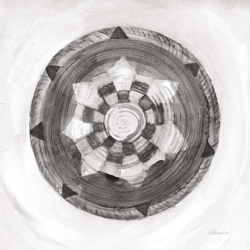 «Woven Beauty IV BW» par Albena Hristova - reproduction d'art sur toile tendue, H 12 po x l 12 po x P 1,25 po, Oui