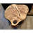 Round Live Edge Ambrosia Maple End Table