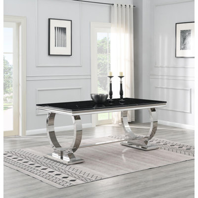 Table à manger (marbre blanc)