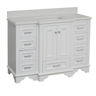 Loughlam 48'' Single Bathroom Vanity with Top