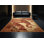 Tapis oriental classique à motif d'éléphants lavables à la machine en brun - reliure brun clair