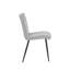 Chaise d'appoint rembourrée capitonnée Lena (ensemble de 2)-1577544283