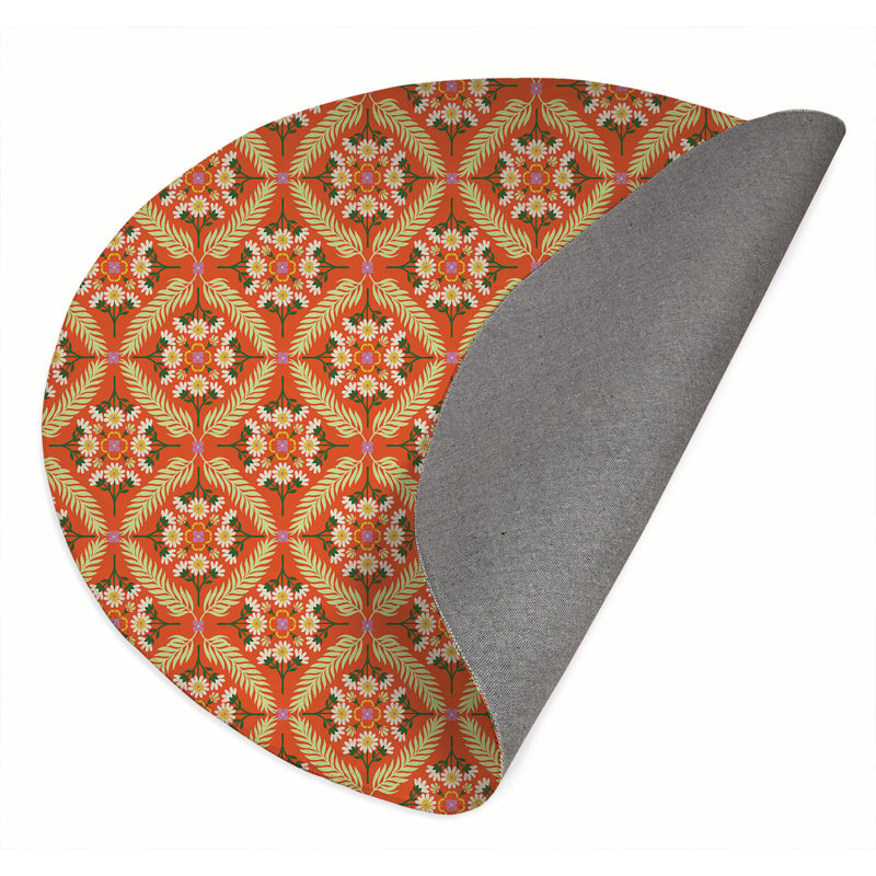 Eden Outdoor Rug, Round 5'