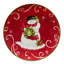 Ensemble de 4 assiettes à dessert certifiées Holiday International Magic