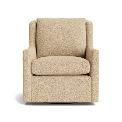 Gigi Upholstered Swivel Armchair