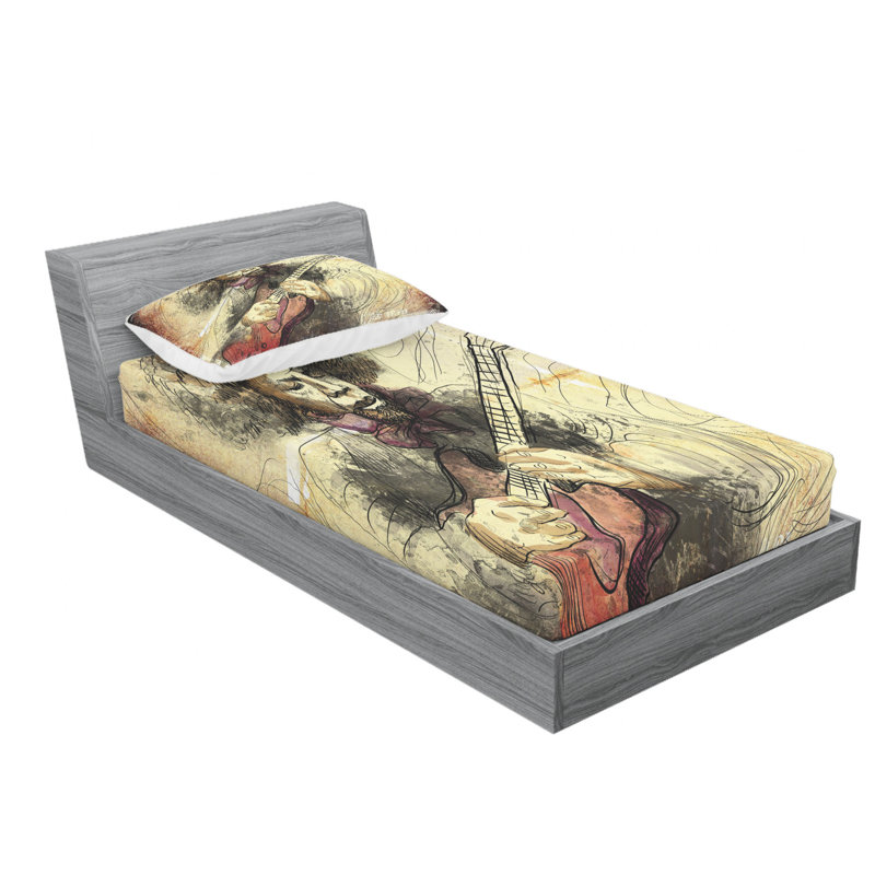 Microfiber Sheet Set, Twin XL Sheet Set with Fitted Sheet