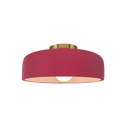 Dottie Ceramic LED Semi Flush Mount