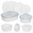 Ensemble de plats de cuisson en grès de 12 pièces Corningware