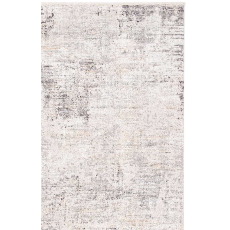 Tapis gris / vert Adal, Carré 6 pi 7 po