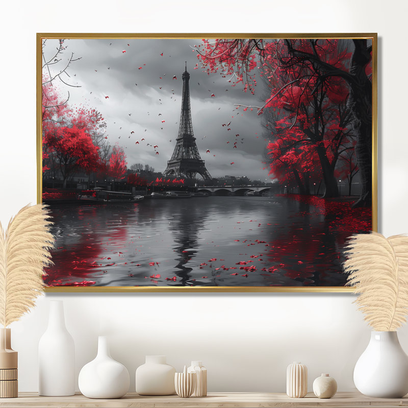 Photo Tour Eiffel Eiffel Magic in Paris II - City Paris, art mural, Cadre doré, H 30 po x l 40 po