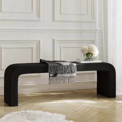 LPD Home Fabric Upholstered Bench
