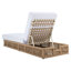 Gillian Steel and Rope Chaise Lounger-1383538666