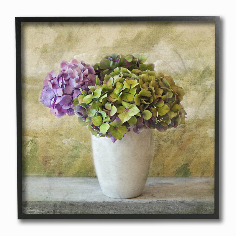 «Floral Hydrural» par In House Artist, reproduction d'art graphique sur toile, H 12 po x l 12 po x P 0,5 po