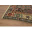 Tapis de couloir tribal teint à la main antiquité fait à la main 4 x 9