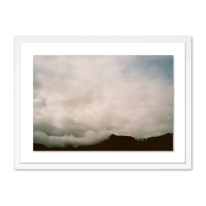 Clouds 5 Print by Riley Ryan, 18" H x 24" W x 1.5" D, White