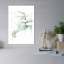 Green Dinosaur Sketch Contemporary Animal Wall Art Print 1 Piece Wrapped Canvas Wall Art-1990879904