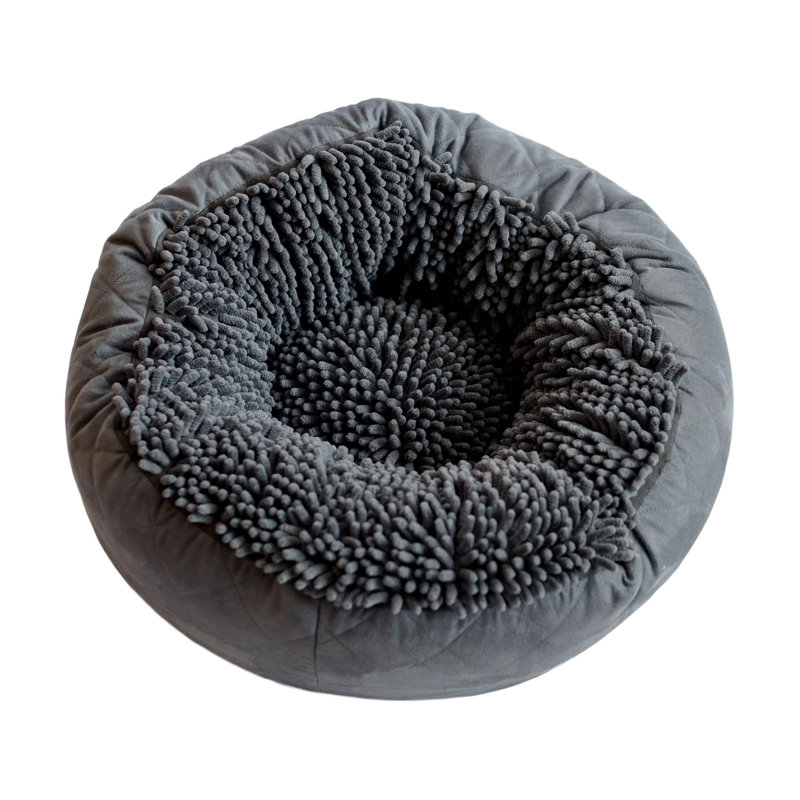 Polyester Pet Bed, Cool Gray