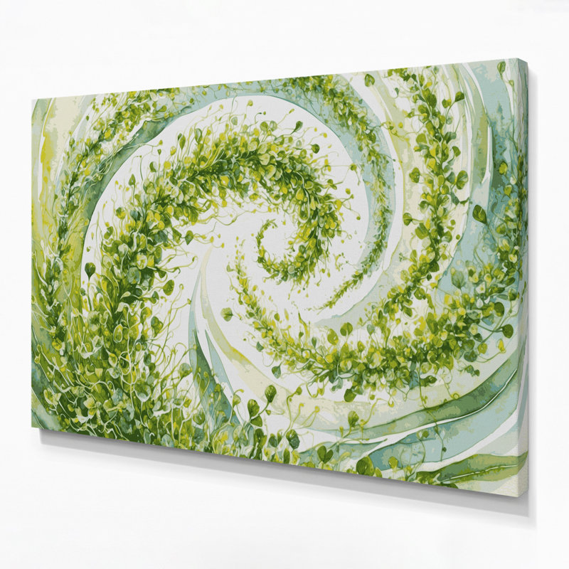 Art mural sur toile légumes choux de luzerne, H 20 po x l 30 po