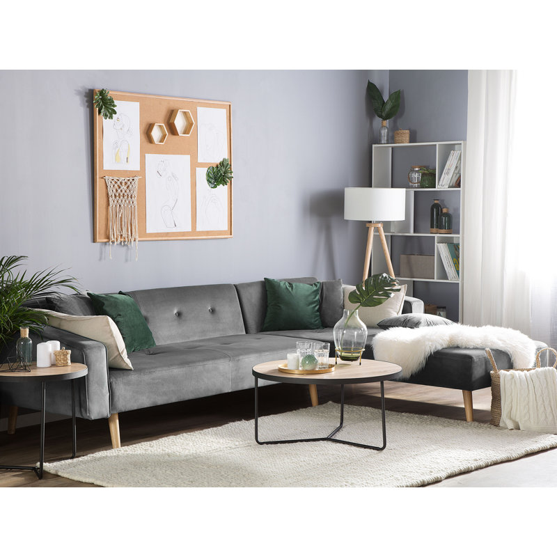 Lukas 4 Seater Sofa Bed, Grey