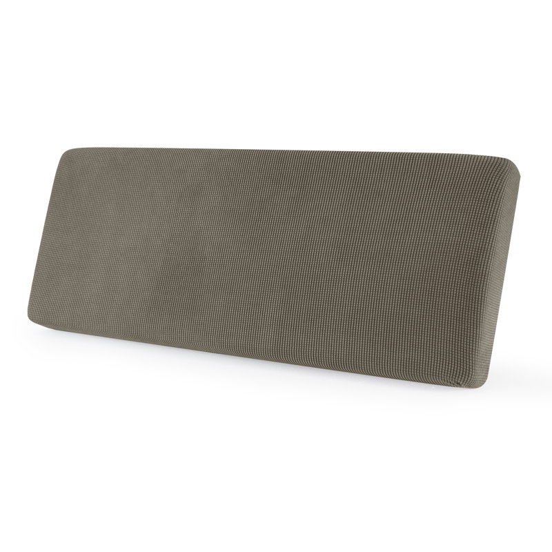 Box Cushion Sofa Slipcover, Olive Drab