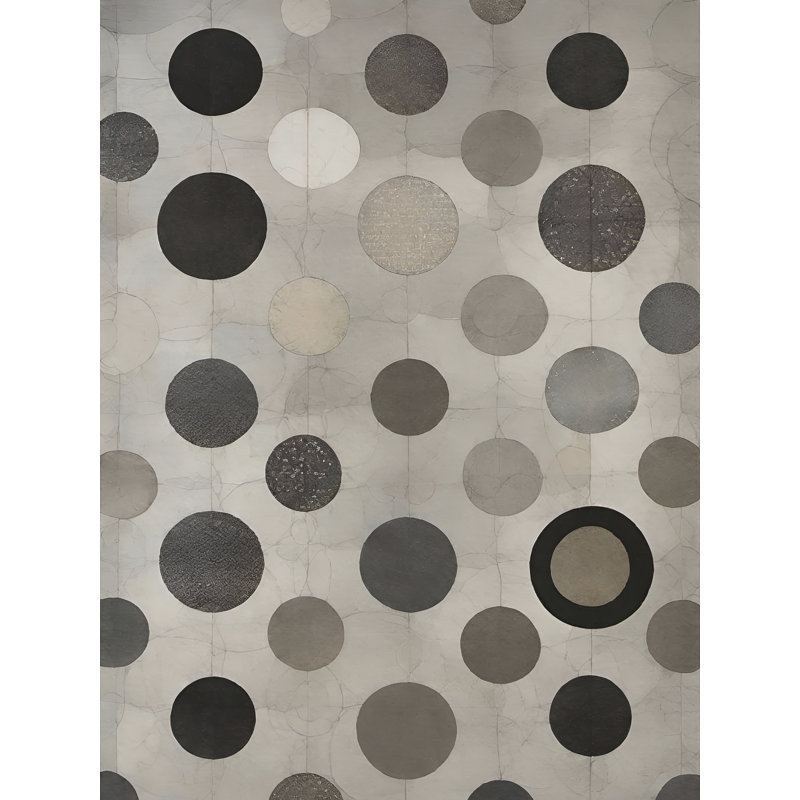 Grayscale Halftone III by Elena Ray - Wrapped Canvas Print, 46 cm H x 30 cm W