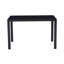4 tables de salle à manger avec verre trempé noir et pieds en métal, 29,5 po x 46,64 po x 27,14 po, poids maximal de 170 lb pour 4 personnes, structure robuste, capacité