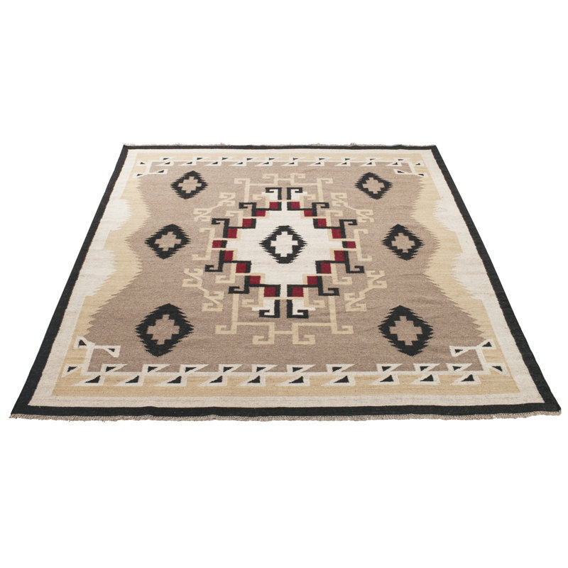 Ralph Lauren High Mountain Wool Geometric Rug, Rectangle 8' x 10'