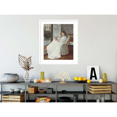 The Artist's Sister at a Window by Berthe Morisot - Framed Giclee Print