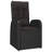  Garden Dining Set Black-1708020268