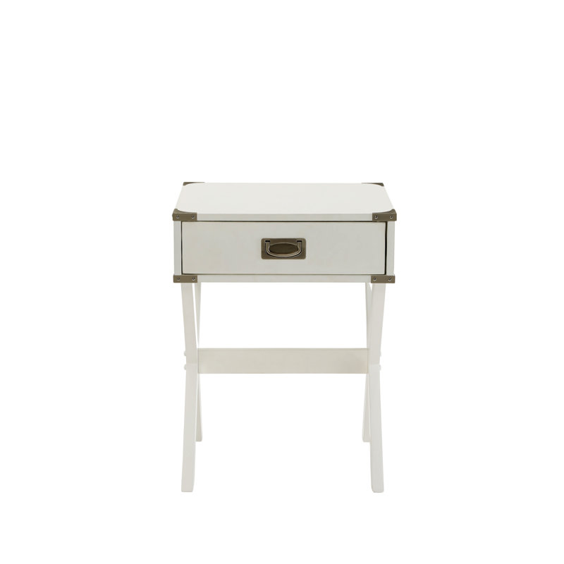 Babs Accent Table, White
