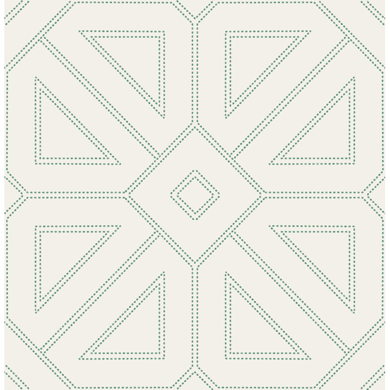 Rouleau de papier peint lisse Voltaire L 33 pi x l 20,5 po Voltaire, Vert