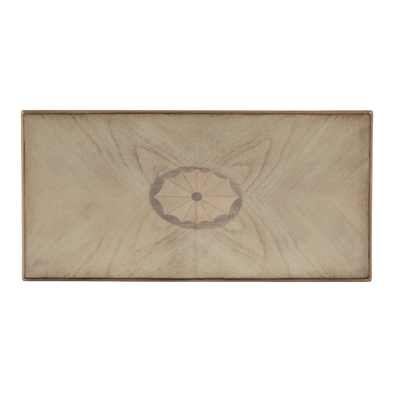 Croydon One Drawer with Pullout Side Table, Olive Ash Burl