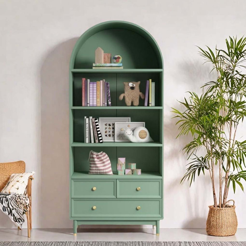 Simple modern style display cabinet, Green