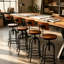 Tabouret de bar industriel pivotant réglable-1632694957-1675023021