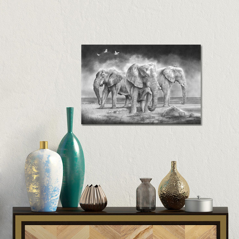 The Old Guard 1 Piece Wall Art on Canvas, 30.48 cm H x 45.72 cm W, No Frame