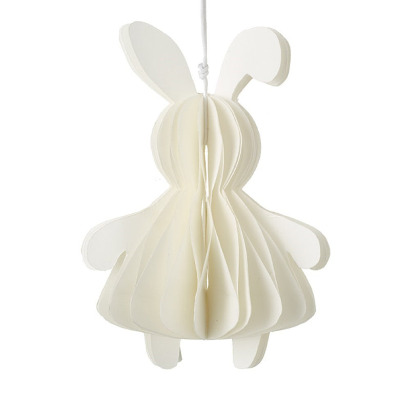 12cm Paper Animals Hanging Figurine Ornament