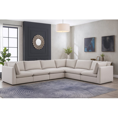 Tupman Upholstered L-Shaped Sectional Reversible