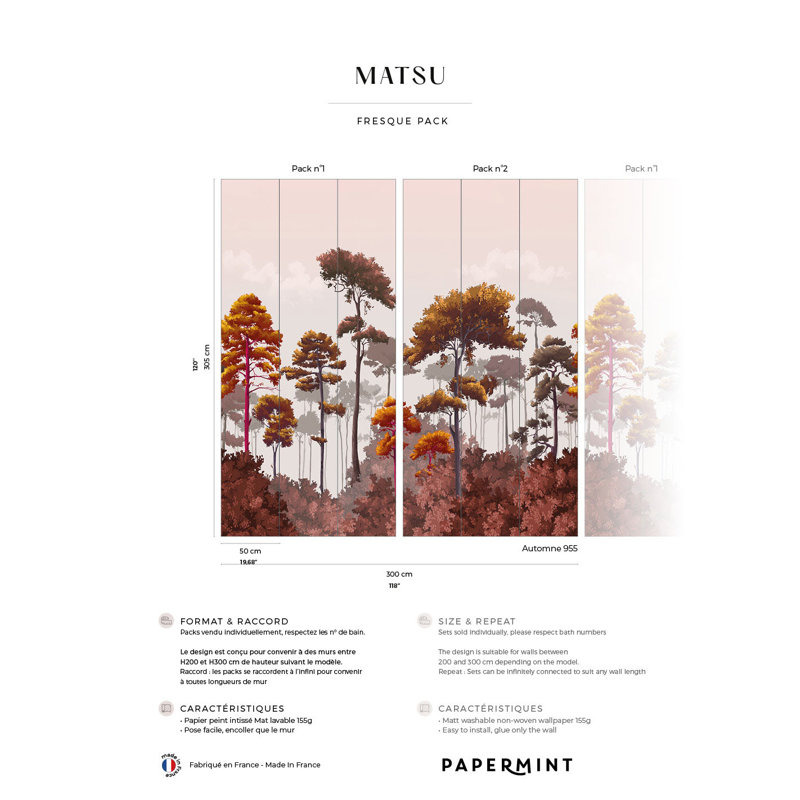 Matsu Pack 1 Arenzville, Paquets 1 et 2, Orange