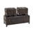 Cagle Faux Leather Storage Bench with Nailhead Trim and Buckle Straps (Set of 3)