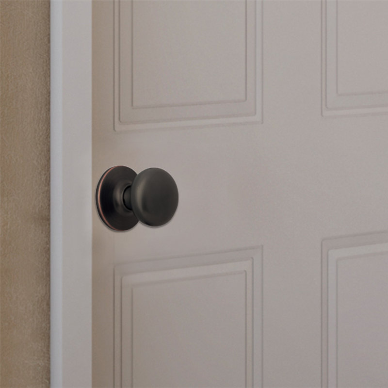 Cambridge Passage Door Knob, Oil Rubbed Bronze