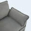 Fauteuil d'appoint 31,9 po avec coussin double et poches de rangement latérales-1342338444