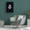«Asian Inspired Joy Kanji Noir», reproduction sur toile