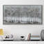 Peinture sur toile, cadre flottant