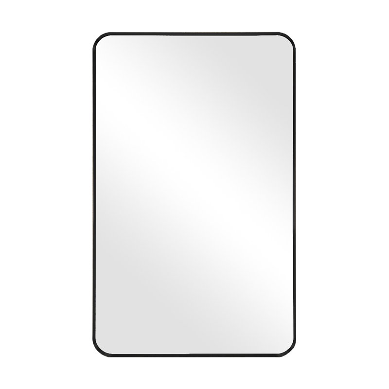 Miroir de salle de bain Omer, Noir