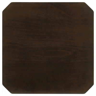 3-Piece Dark Brown Coffee And End Table Set