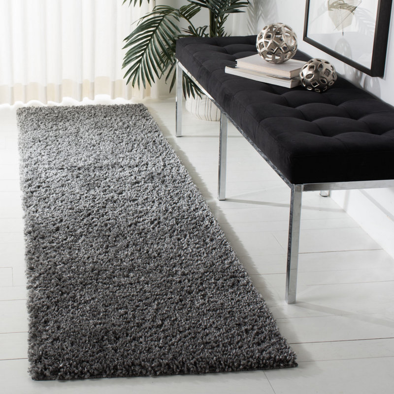Tapis gris Chen, Tapis de couloir 2 pi 3 po x 8 pi