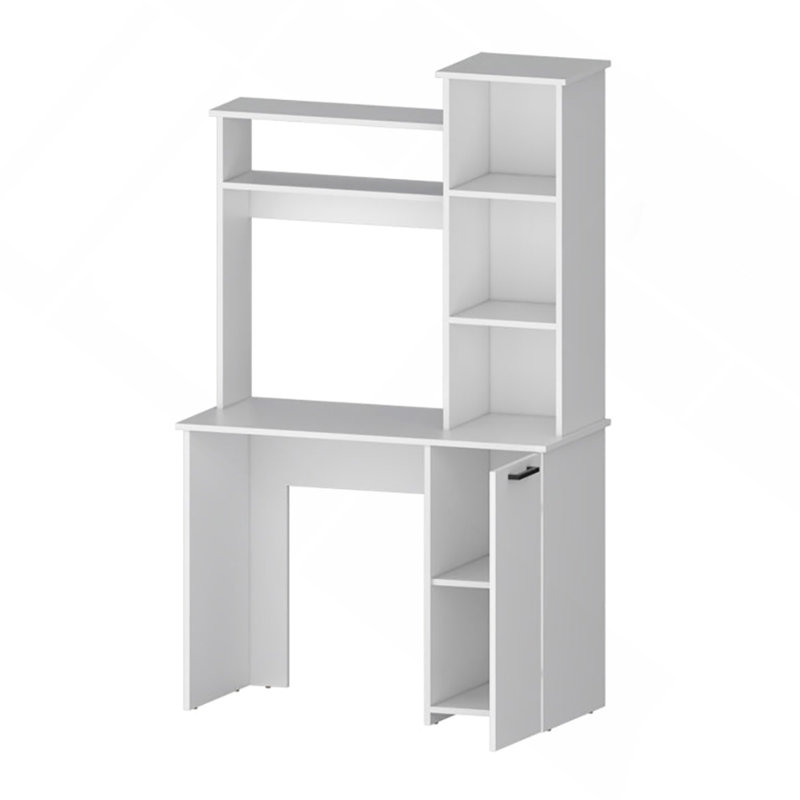 3-Tier Storage Shelves Computer Desk