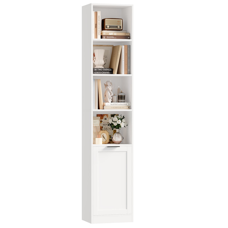 Bibliothèque 73,3 "H Slim, Blanc